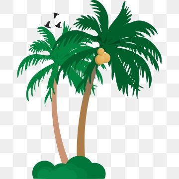 Detail Coconut Tree Vector Free Download Nomer 45