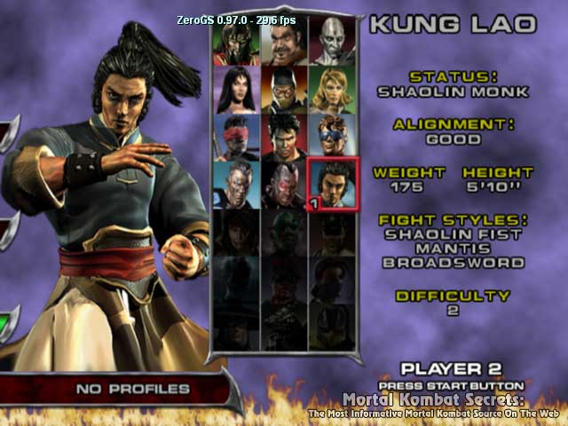 Detail Code Mortal Kombat Shaolin Monks Ps2 Nomer 22