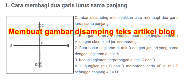 Coding Html Membuat Tulisan Disamping Gambar - KibrisPDR