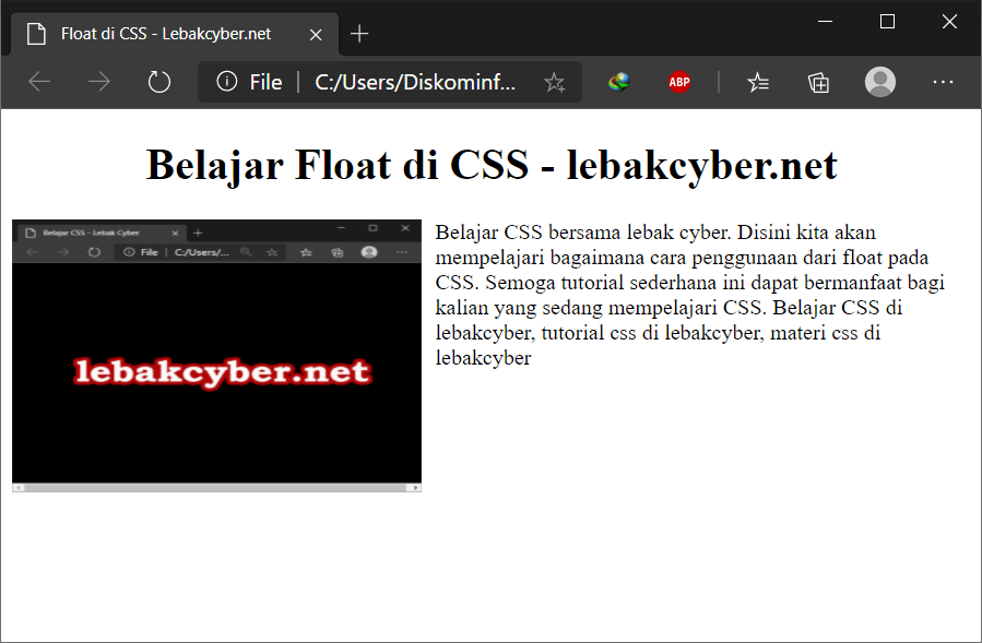 Detail Coding Html Membuat Tulisan Disamping Gambar Nomer 20