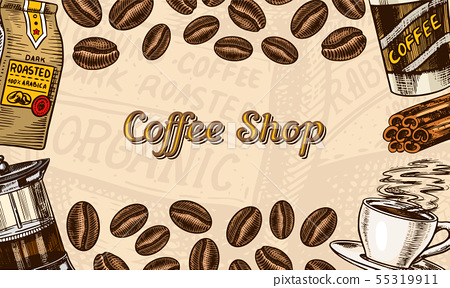 Detail Coffee Bean Background Nomer 37