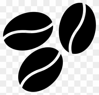 Detail Coffee Bean Clipart Black And White Nomer 2