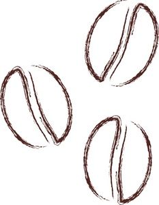 Detail Coffee Bean Clipart Black And White Nomer 13