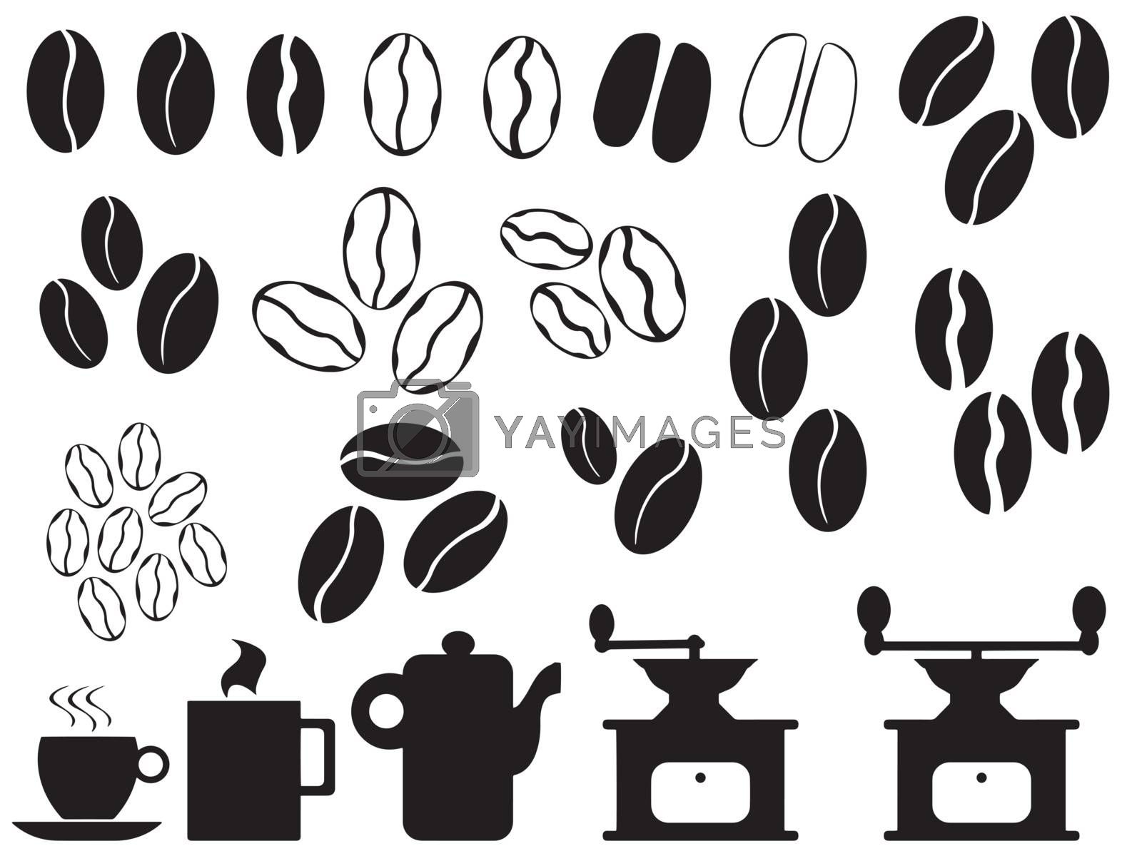 Detail Coffee Bean Vector Free Nomer 34