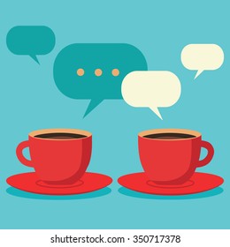 Detail Coffee Chat Clipart Nomer 7