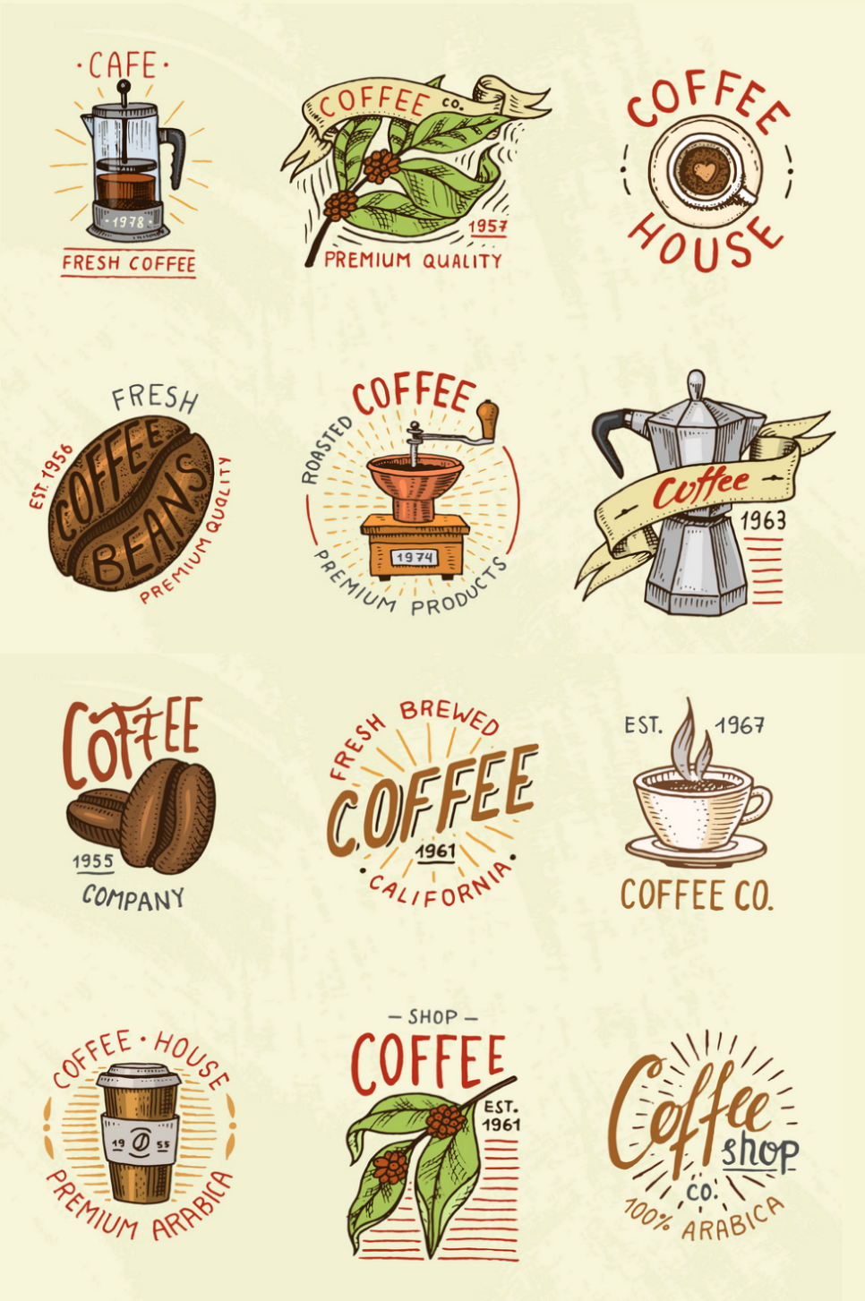 Coffee Shop Logo Ideas - KibrisPDR