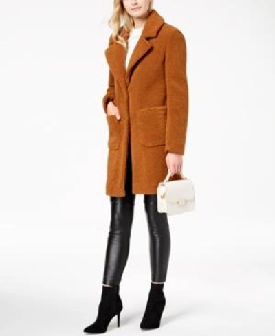 Detail Cognac Teddy Coat Nomer 21