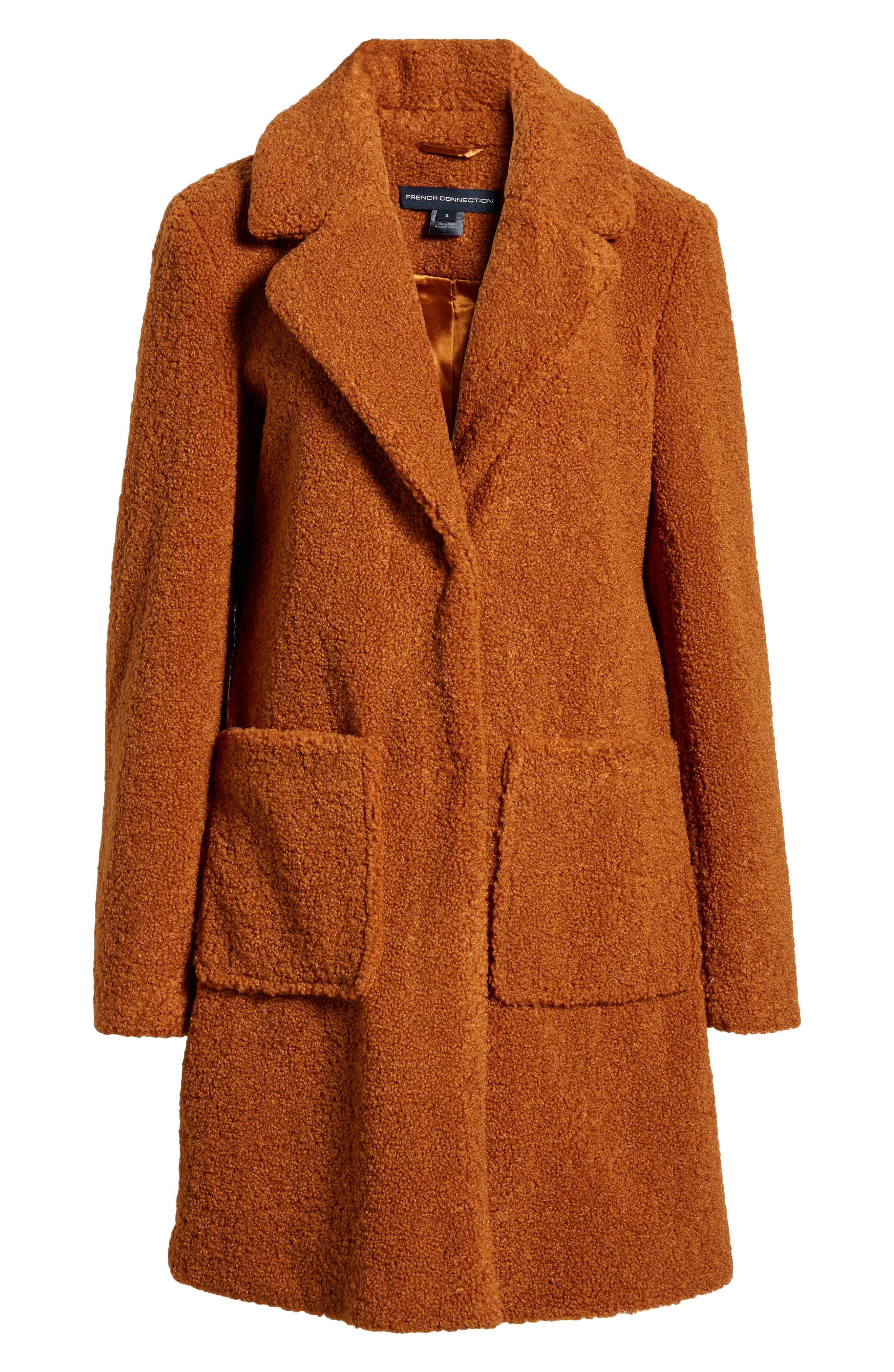 Detail Cognac Teddy Coat Nomer 24