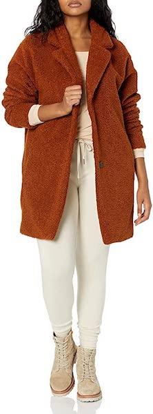 Detail Cognac Teddy Coat Nomer 49