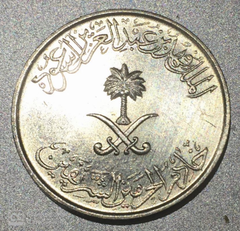 Detail Coin With Palm Tree And Crossed Swords Nomer 48