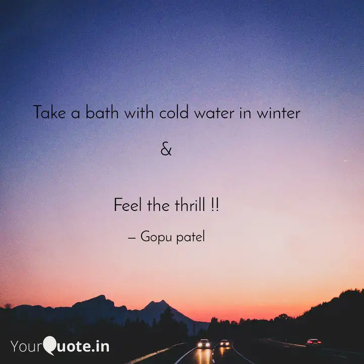 Detail Cold Water Quotes Nomer 35