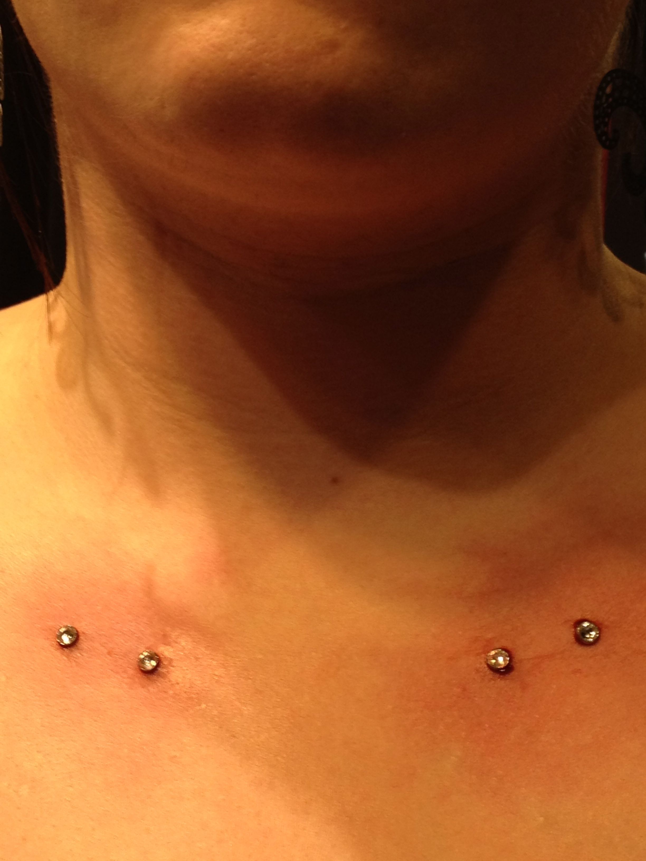 Detail Collar Bone Piercing Jewelry Nomer 9