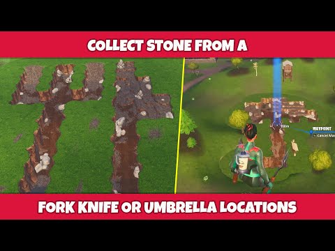 Detail Collect Stone From A Fork Knife Or Umbrella Nomer 6