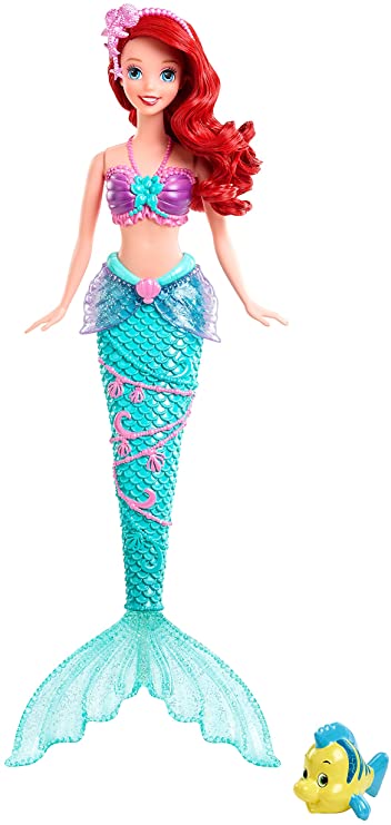 Detail Color Change Ariel Bath Doll Nomer 24