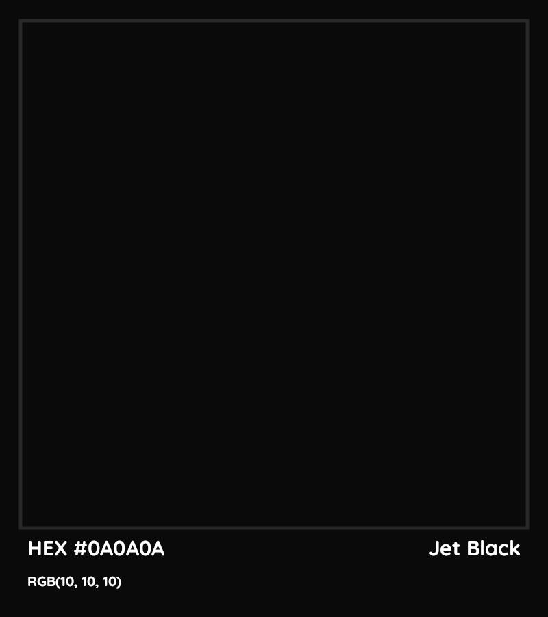 Detail Color Code Black Nomer 14
