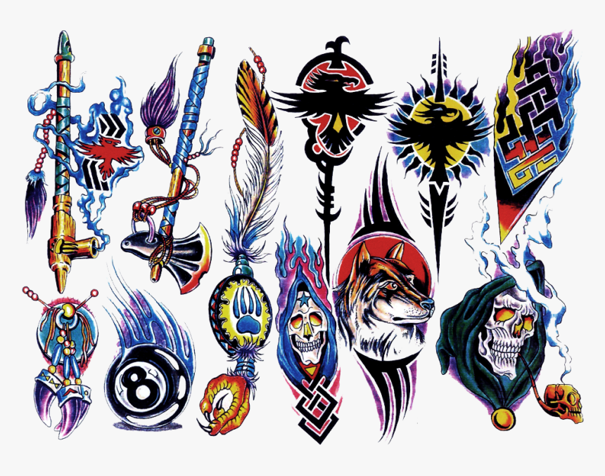 Detail Color Tattoo Png Nomer 28