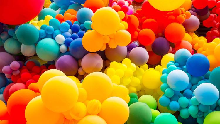 Detail Colorful Balloons Pictures Nomer 2