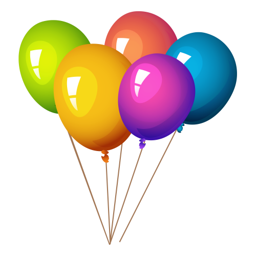 Detail Colorful Balloons Png Nomer 10