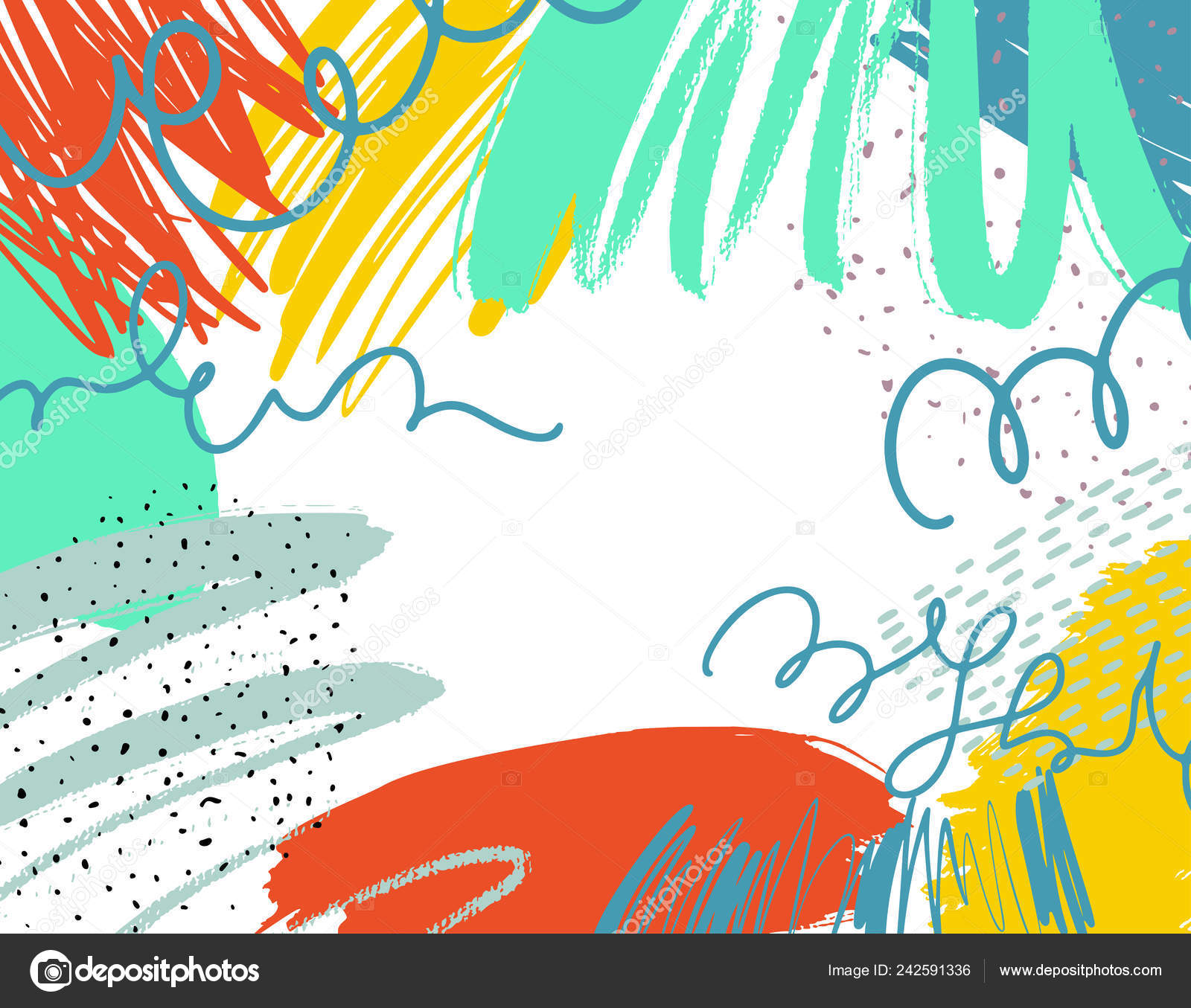 Detail Colorful Doodle Background Nomer 23