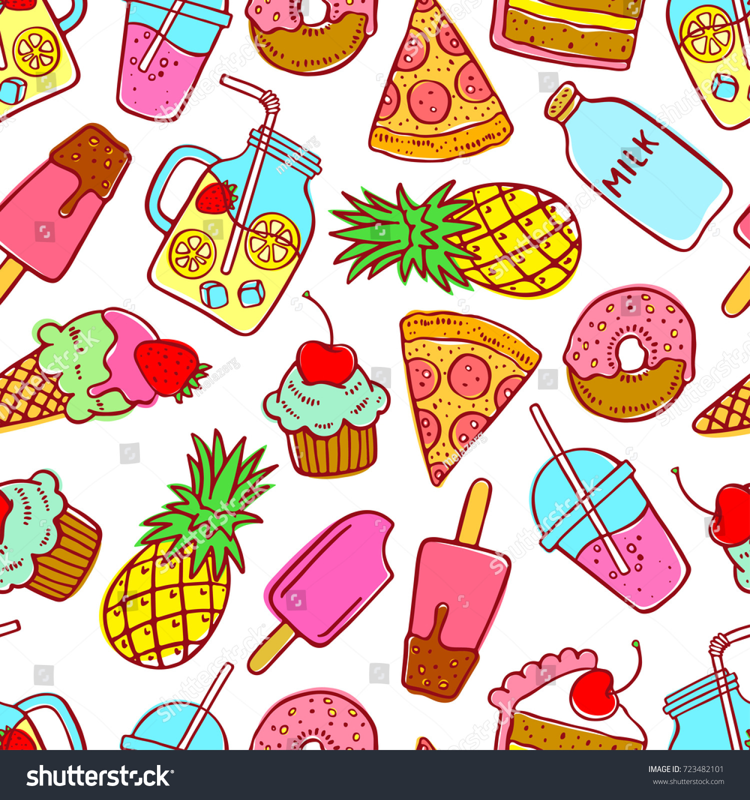 Detail Colorful Doodle Background Nomer 51