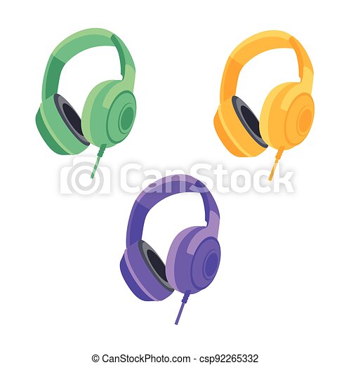 Detail Colorful Headphones Clipart Nomer 56