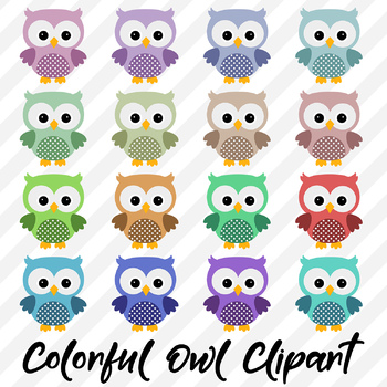 Detail Colorful Owls Clipart Nomer 18