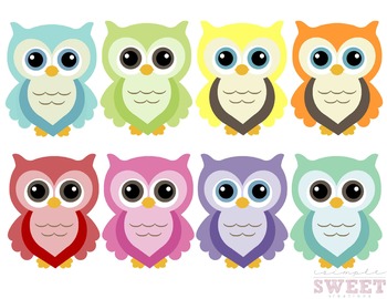 Detail Colorful Owls Clipart Nomer 24