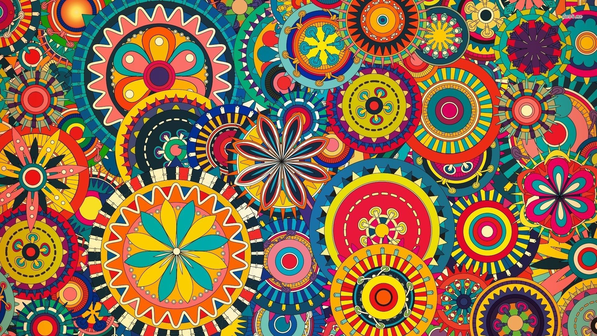 Colorful Pattern Background - KibrisPDR