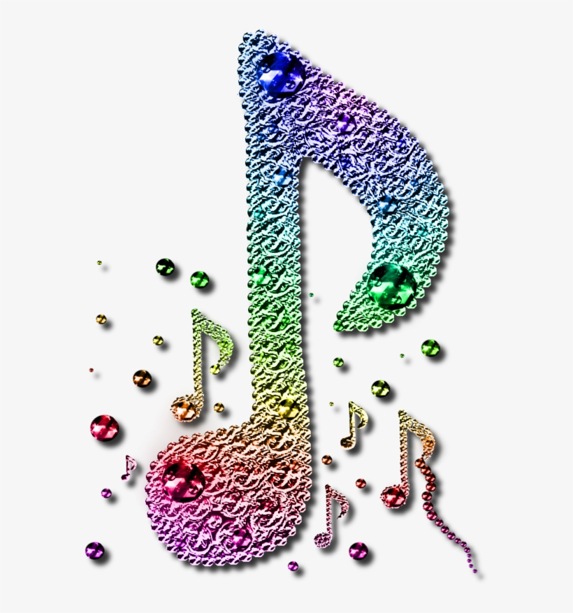 Detail Colorful Single Music Notes Nomer 26