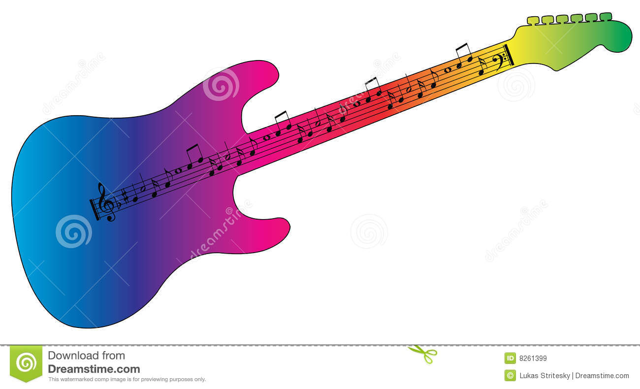 Detail Colorful Single Music Notes Nomer 29