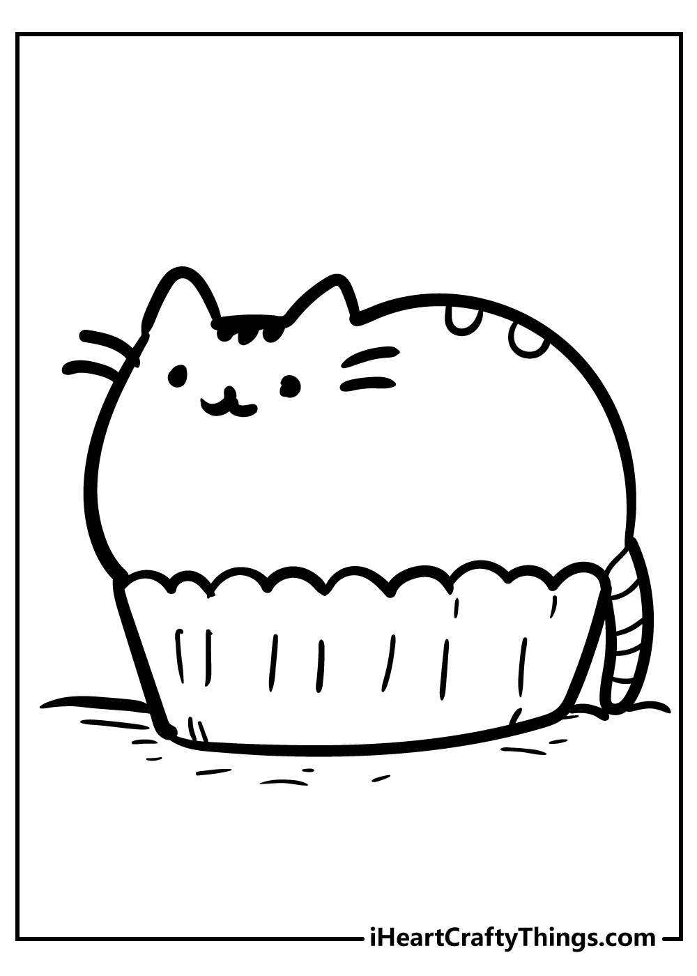 Detail Coloring Gambar Pusheen Nomer 39