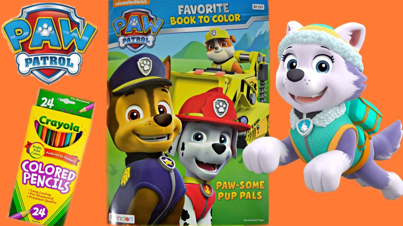 Detail Coloring Paw Patrol Nomer 30