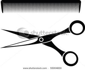 Detail Comb And Scissors Clipart Nomer 48