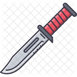 Detail Combat Knife Transparent Nomer 51