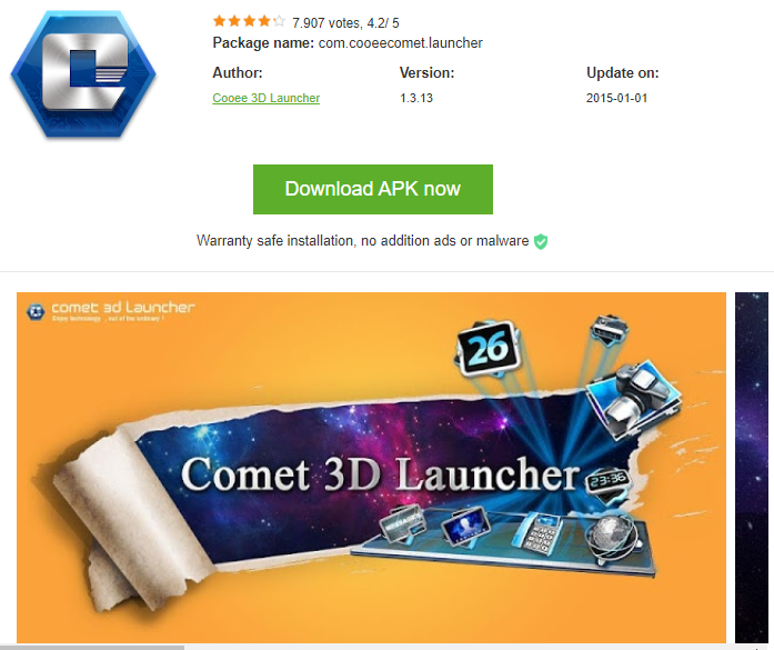 Detail Comet 3d Launcher Nomer 40