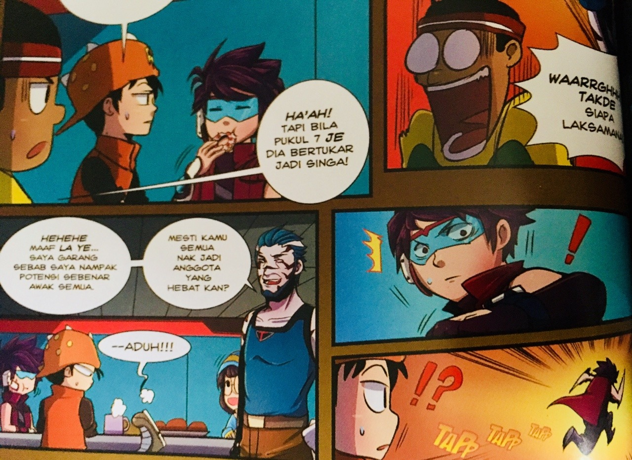 Detail Comic Boboiboy Galaxy Nomer 22