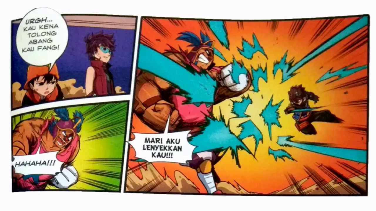 Detail Comic Boboiboy Galaxy Nomer 40