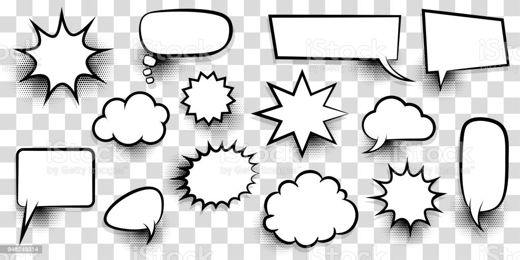 Detail Comic Bubble Nomer 5