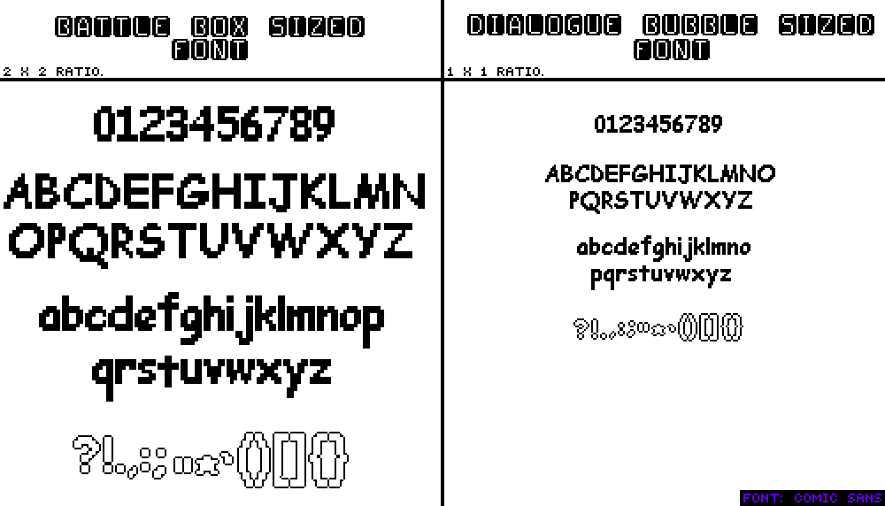Detail Comic Sans Undertale Font Nomer 5