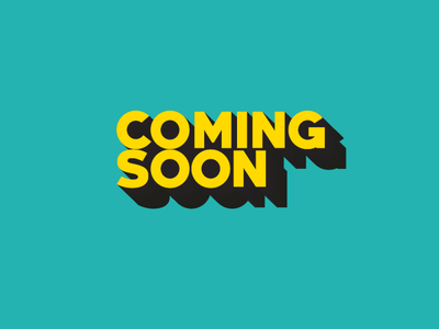 Detail Coming Soon Typography Nomer 20