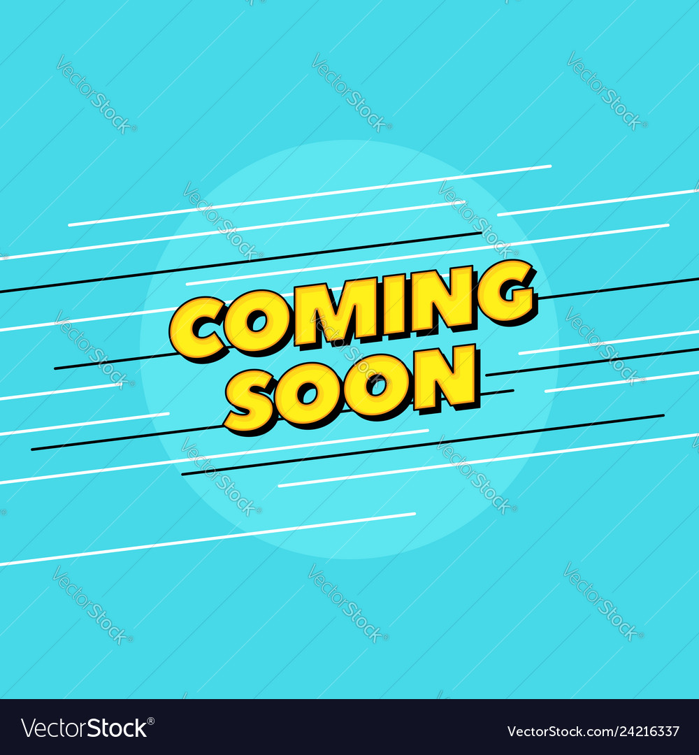 Detail Coming Soon Typography Nomer 22