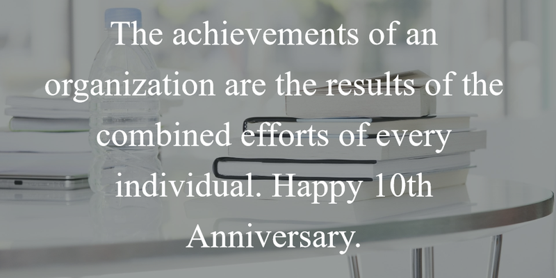 Company Anniversary Quotes - KibrisPDR