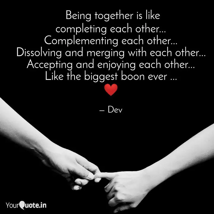 Detail Complete Each Other Quotes Nomer 42