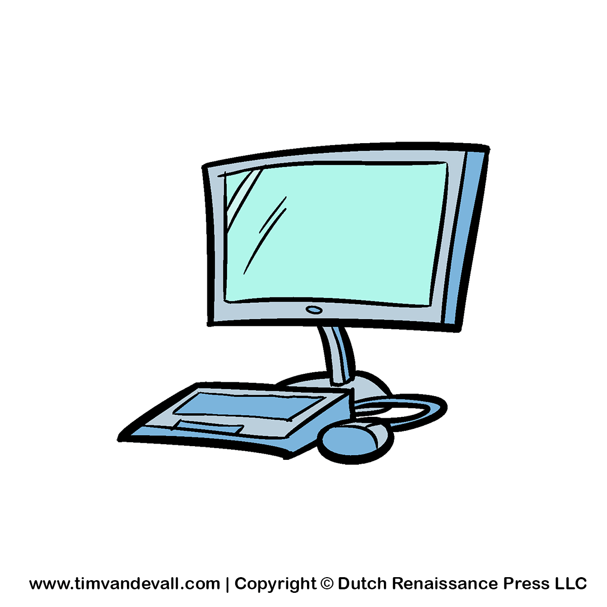 Detail Computer Clipart Nomer 3