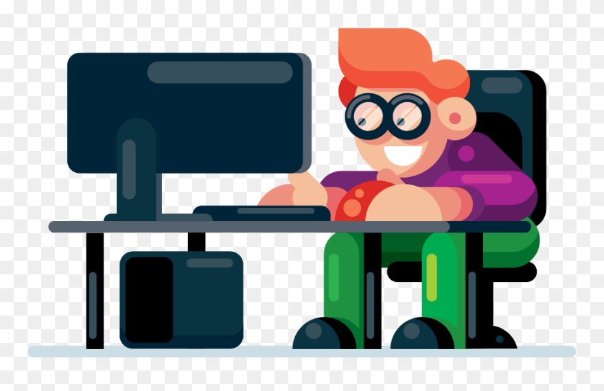 Detail Computer Flat Png Nomer 53