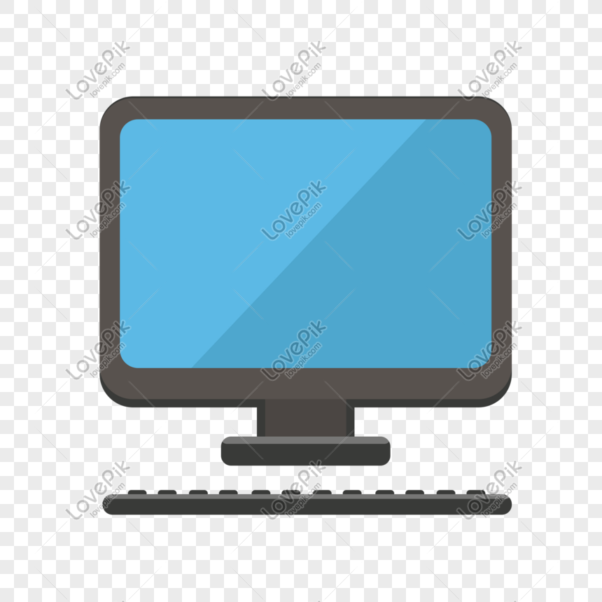 Detail Computer Flat Png Nomer 8