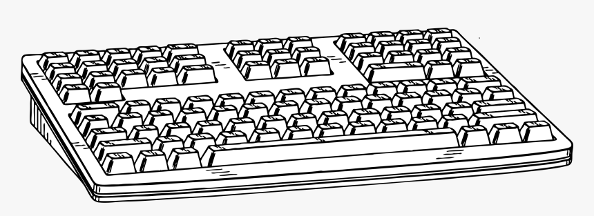 Computer Keyboard Clipart Black And White - KibrisPDR