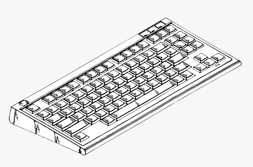 Detail Computer Keyboard Clipart Black And White Nomer 10