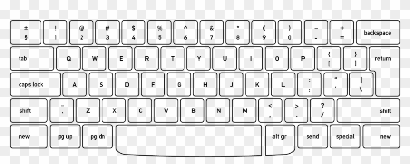 Detail Computer Keyboard Clipart Black And White Nomer 12