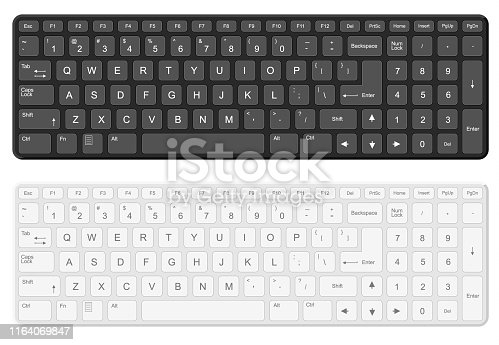 Detail Computer Keyboard Clipart Black And White Nomer 23